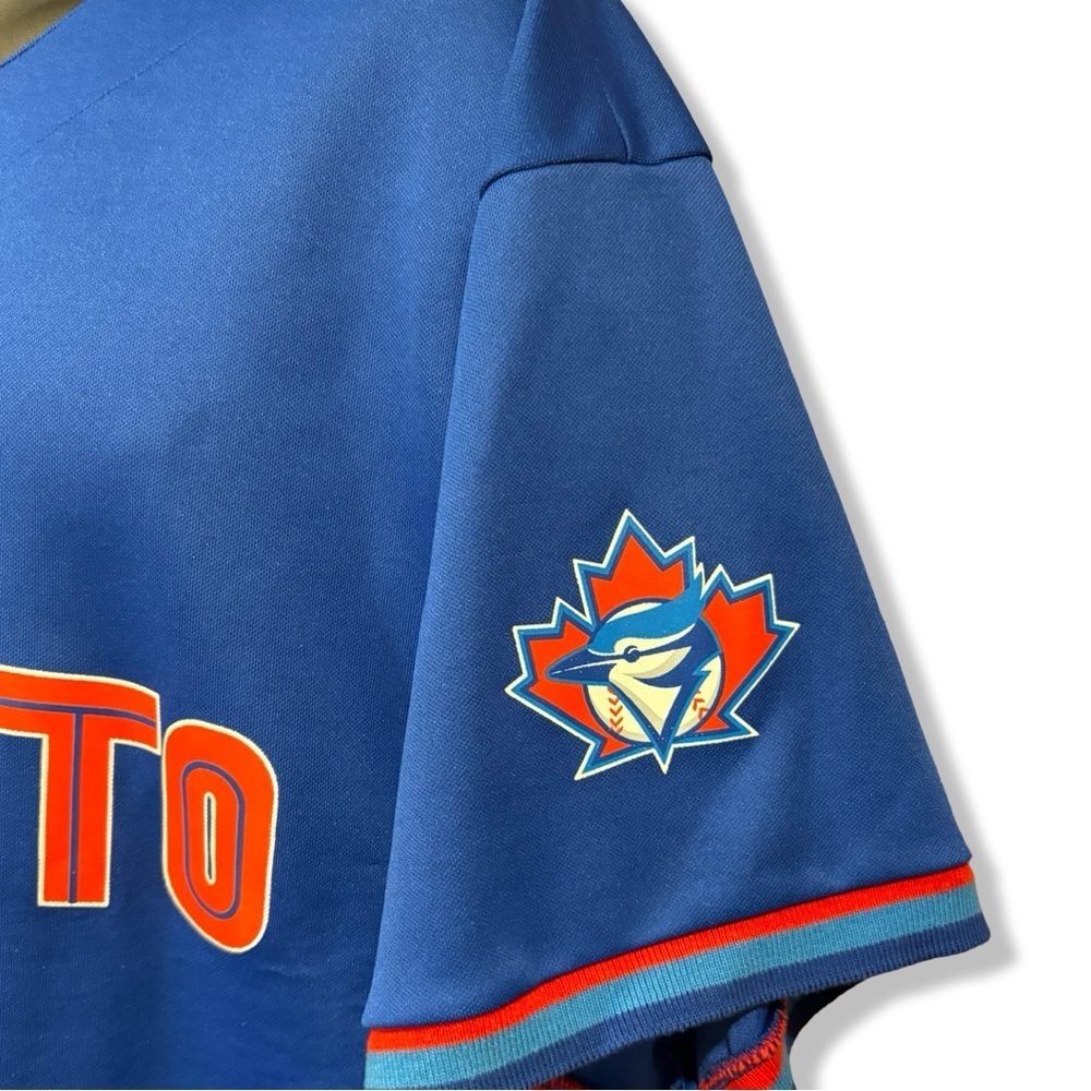 Vintage 90s Majestic Toronto Blue Baseball Jersey - Picture 4 of 5